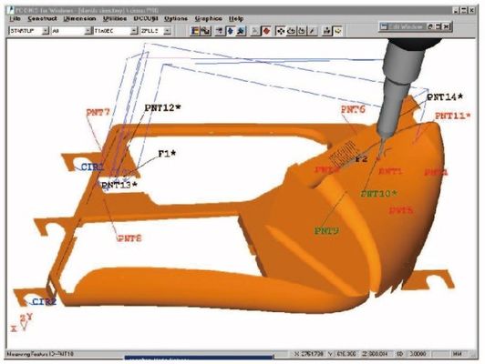 Rational DMIS 3D Measurement Software, 32/64-bit, with CAD Module and Graphical Display