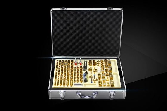 Programmable CMM Fixture Kits, 108 Pieces, in Steel and Aluminum, with Coding System