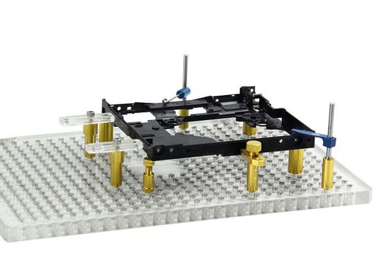 Transparent Acrylic Base Board Fixture Kit for Vision Measurement Systems (VMM/CMM)