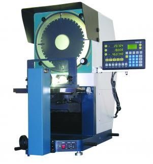 Horizontal Optical Digital Profile Projector Machine For Shaft Parts Measuring