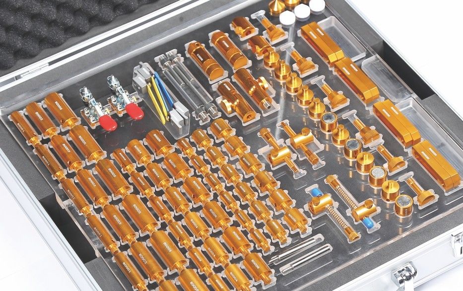Aluminum 6061 CMM Fixturing Kits Gold Color for Electronics
