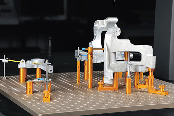 OEM Fixture Kits for Optical Profile Projectors and CMMs Featuring a Rotating Table