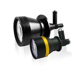 Double Magnification Industrial Camera Lens / Telecentric Lens For Two Cameras